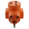 Ac Works Plug Adapter, 6-30R, 6-50P, 6-30P, 6-50P, 0 ft., Orange AD650630 - alternate 2